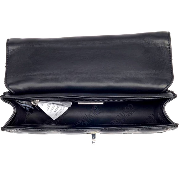 Authentic‼️ 💯 VERSACE JEANS COUTURE Partial Chain Strap, Crossbody Bag - Picture 4 of 10